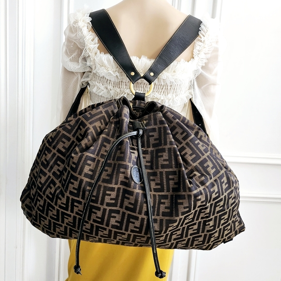Fendi Zucca Large Backpack - Picture 1 of 14